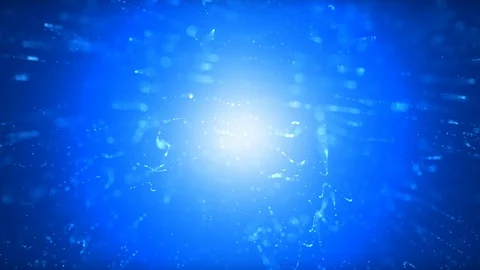 Abstract shining lines and dots background Stock Footage 125949625