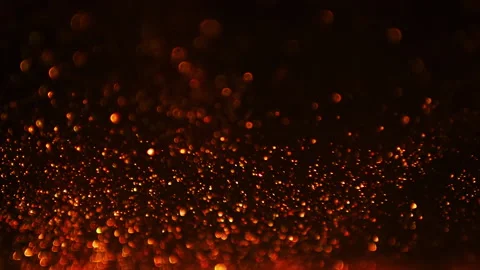 Abstract Shining Orange Particles Animation Motion Background Stock Footage 168760709