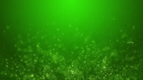Abstract Shining Particles Green Loop Background Stock Footage 274418849