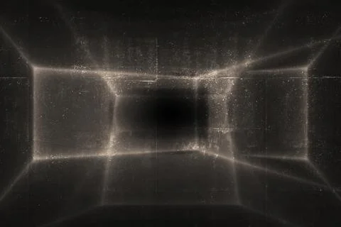 Abstract shining pattern over dark concrete wall texture Stock Illustration