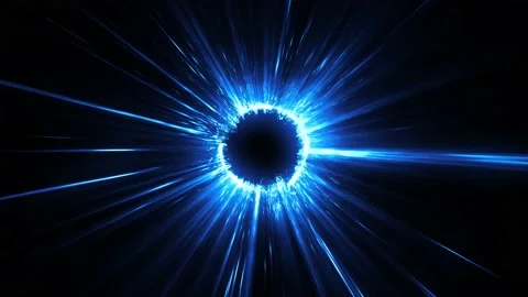 Abstract Shining Ring Of Fire Background Seamless Looping Stock Footage 137958617