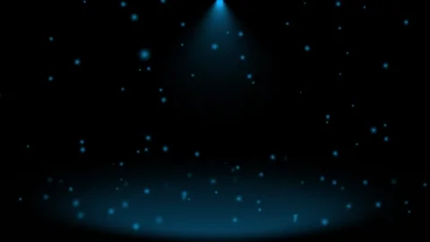 Abstract shinny light rays falling Royal blue optical flares dark background Stock Footage 296055818