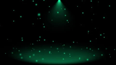 Abstract shinny light rays falling Turquoise optical flares dark background Stock Footage 296055830