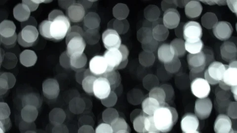 Abstract shiny background with silver defocused bokeh Stock Footage 117219784