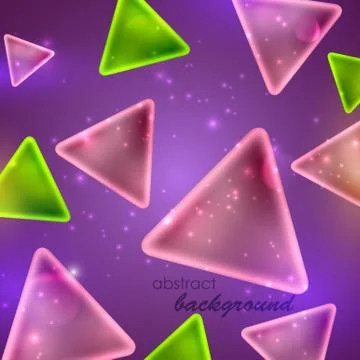 Abstract shiny background with triangle shapes Stock Illustration