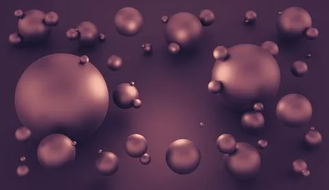 Abstract shiny balls background Stock Illustration
