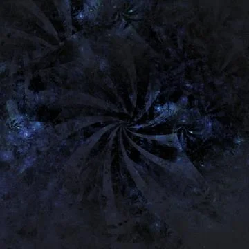 Abstract shiny blue computer generated fractal background Illustrazione stock