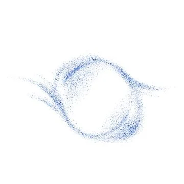 Abstract shiny blue glitter design element 스톡 일러스트