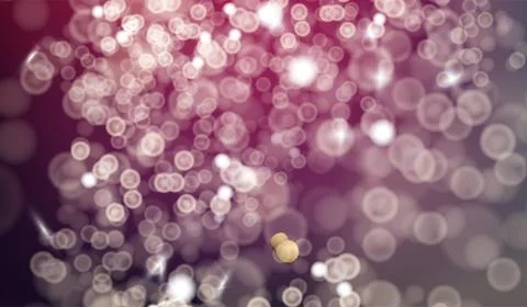 Abstract shiny blurred lights background stock illustration Stock Illustration