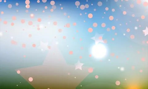 Abstract shiny blurred lights background stock illustration Stock Illustration