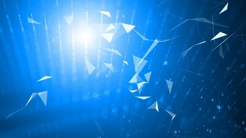 Abstract shiny cyberspace network Stock Footage 126697106