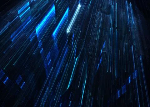 Abstract Shiny Futuristic HiTech Surface    Background - Fractal Art Illustrazione stock