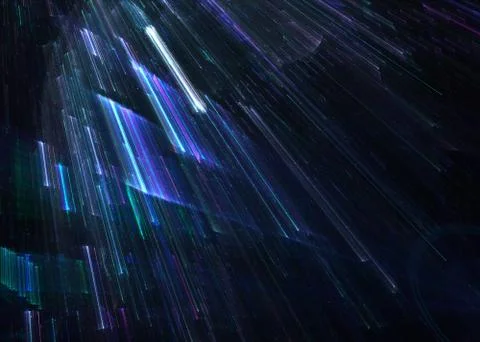 Abstract Shiny Futuristic HiTech Surface    Background - Fractal Art Illustrazione stock