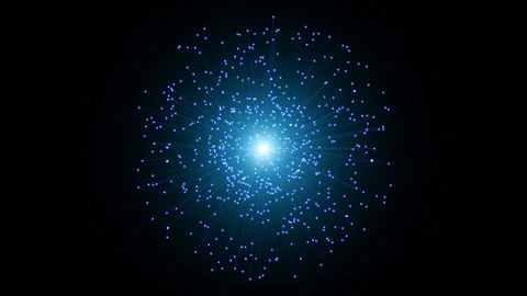 Abstract shiny globe with lines and dots 動画素材 118404185