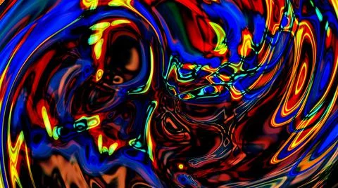 Abstract shiny glowing digital liquid wave background. Stock Illustration