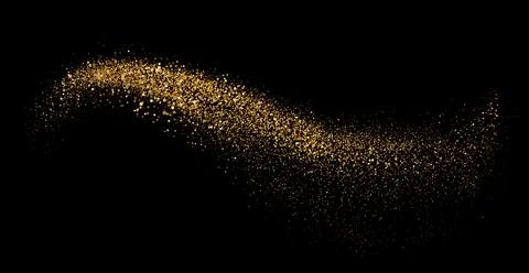 Abstract shiny gold glitter design element. For New Year, Merry Christmas Illustrazione stock