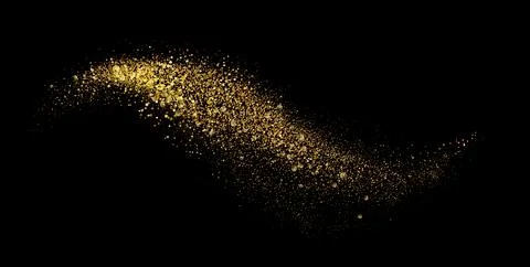 Abstract shiny gold glitter design element. For New Year, Merry Christmas Illustrazione stock