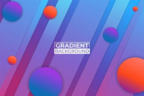 Abstract Shiny Gradient Blue orange and Purple Background with Diagonal Lines Stock Illustration