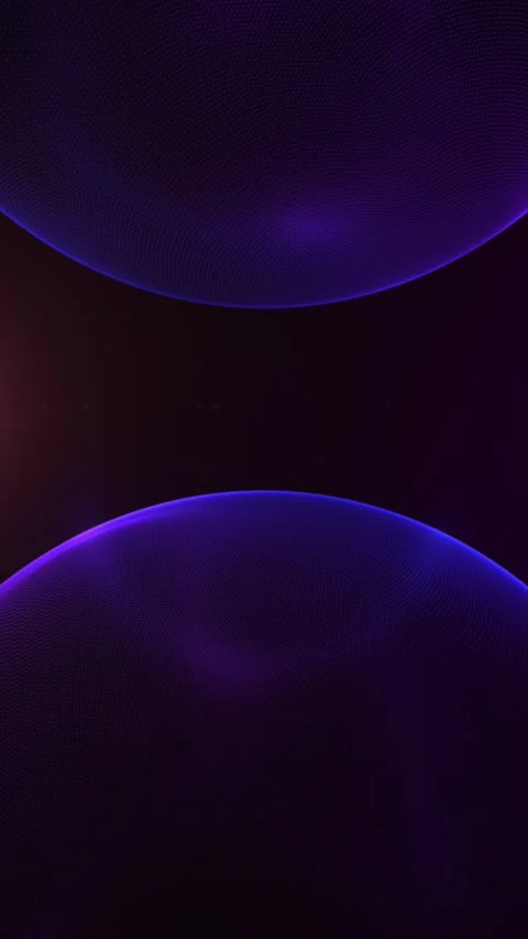 Abstract shiny gradient particle Mirror sphere rotating with glowing colorf.. Video stock 329783869