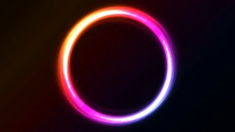Abstract Shiny Light Circles Animation Stock Footage 88670212