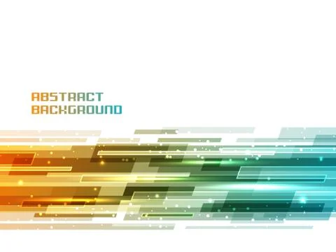 Abstract shiny lines background. Stock Illustration
