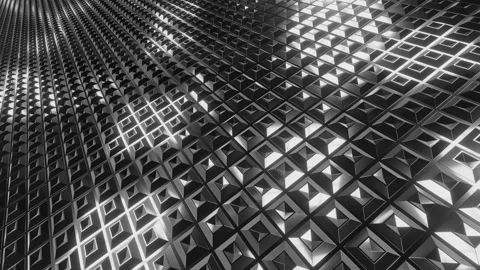 Abstract shiny metallic pattern motion background Stock Footage 243796917