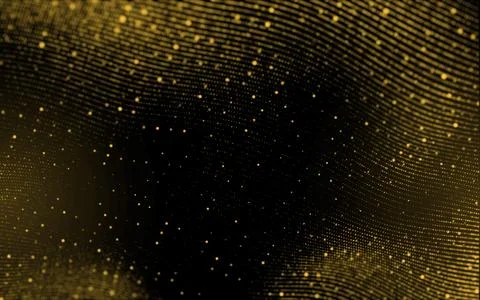 Abstract shiny particle galaxy background Stock Illustration