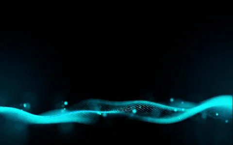 Abstract shiny particle galaxy background Stock Illustration