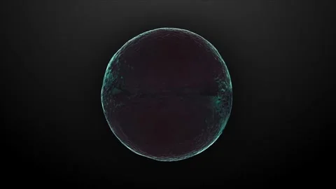 Abstract shiny pearl element bubble shape liquid sphere transformation. Stock Footage 282395387