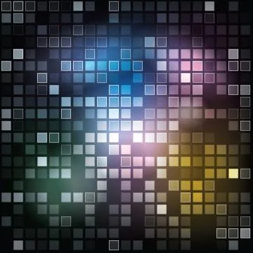 Abstract shiny rectangles Stock Illustration