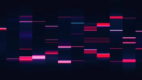 Abstract shiny red blue light moving animation Stock-Footage 261363566