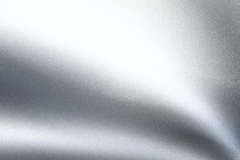 Abstract shiny silver metallic background with smooth light wave reflection.. Stock Illustration