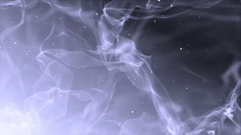 Abstract shiny silver smoke animated background Stock Footage 129559145