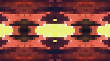 Abstract shiny soft cred yellow olor moving horizontal pixel block background Stock Footage 85832474