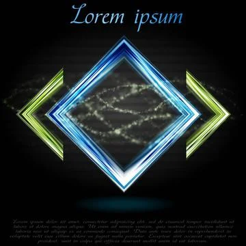 Abstract shiny squares shapes. Vector logo eps 10 Abstract shiny squares s... 스톡 사진