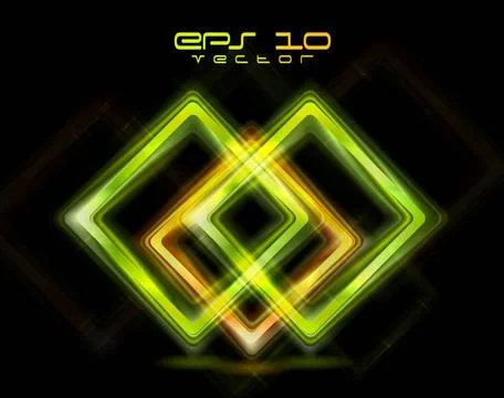 Abstract shiny squares shapes. Vector logo eps 10 Abstract shiny squares s... 스톡 사진