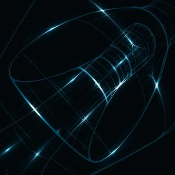 Abstract shiny technology Stock Illustration