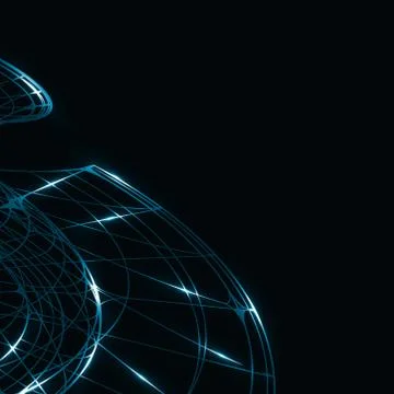 Abstract shiny technology Stock Illustration