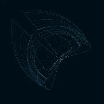 Abstract shiny technology Stock Illustration
