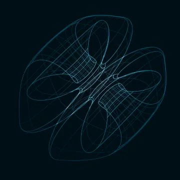 Abstract shiny technology Illustrazione stock