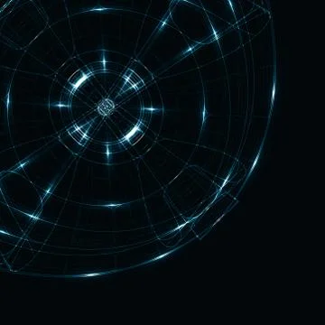Abstract shiny technology Stock Illustration