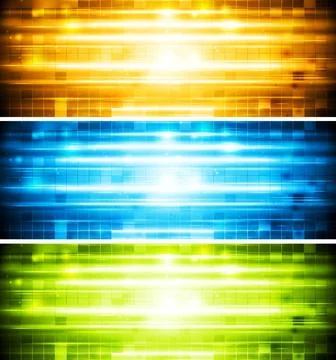 Abstract shiny vector banners Abstract shiny colourful banners. Vector des... 스톡 사진