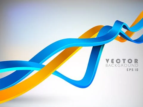Abstract shiny wave background. EPS 10. Stock Illustration