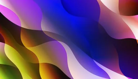 Abstract Shiny Waves. For Elegant Pattern Cover Book. Vector Illustration wit 库存插图