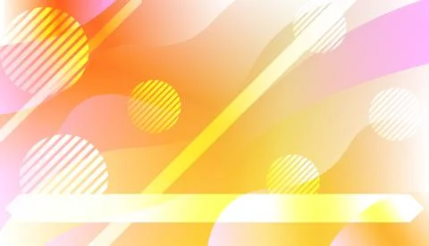 Abstract Shiny Waves, Lines, Circle, Space for Text. For Your Design Ad, Bann Stock Illustration