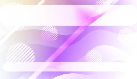 Abstract Shiny Waves, Lines, Circle, Space for Text. For Your Design Ad, Bann Stock Illustration