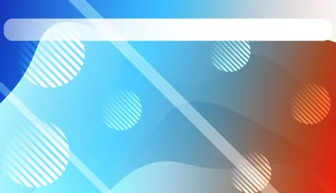 Abstract Shiny Waves, Lines, Circle, Space for Text. For Cover Page, Landing  Stock Illustration