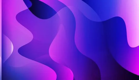Abstract Shiny Waves. For Template Cell Phone Backgrounds. Vector Illustratio Stock Illustration