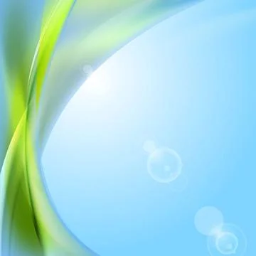 Abstract shiny waves vector background Abstract shiny waves bright backgro... Stock Photos