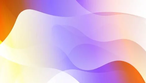 Abstract Shiny Waves. For Your Design Ad, Banner, Cover Page. Vector Illustra Stock Illustration